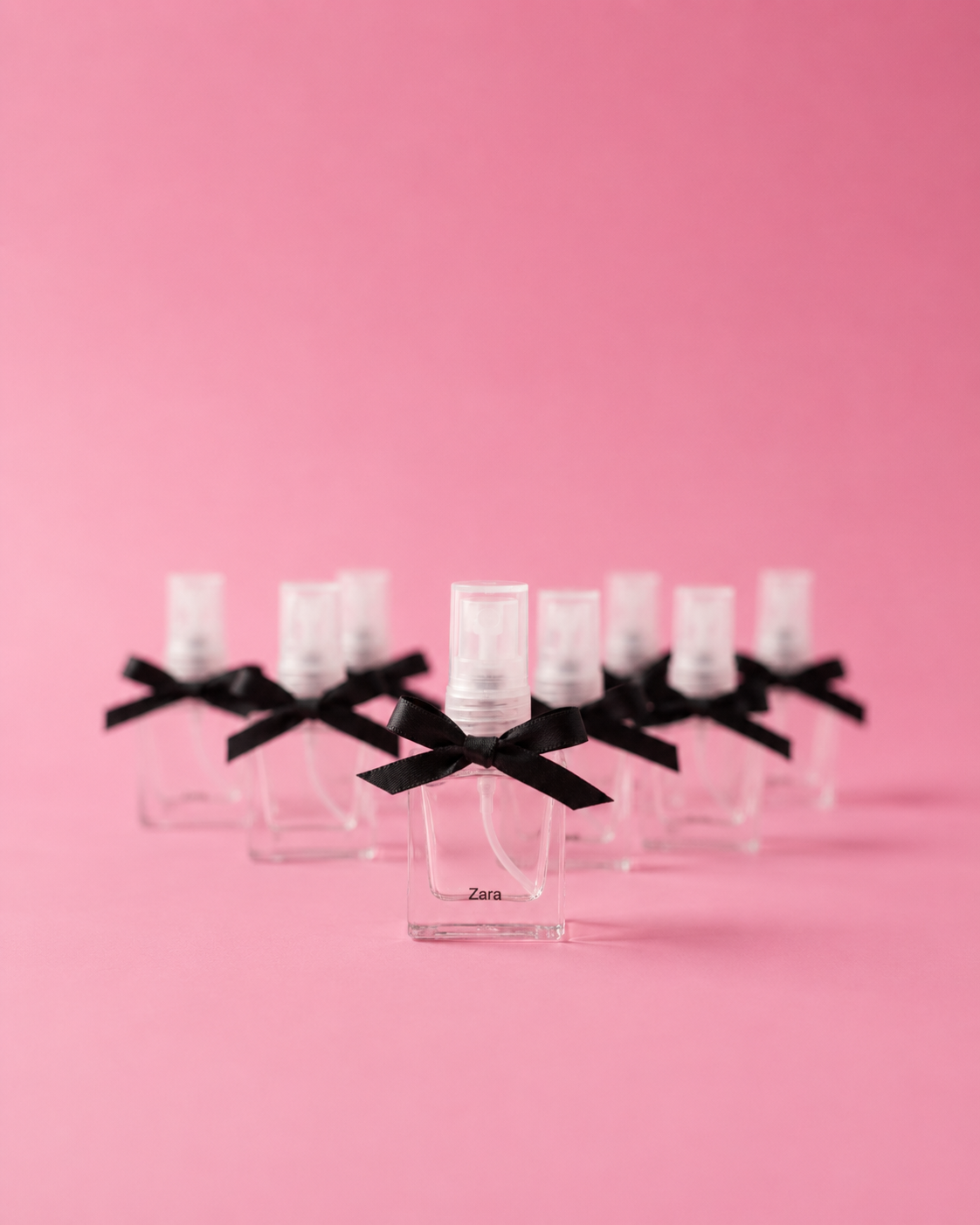 Vários sprays aromatizadores 11 ml enfileirados